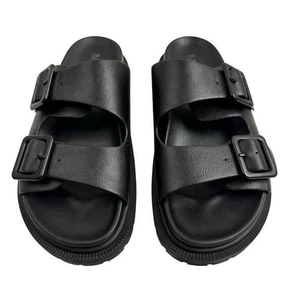 MIA | Shoes | Womens Mia Gen Black Sandal Faux Leather Slide